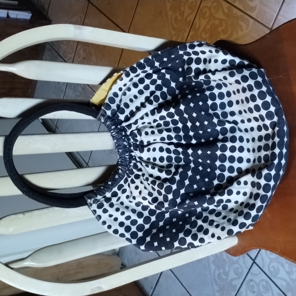Vintage polkadot purse